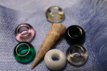 Glass Pressed Beads